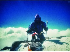 Au sommet d'Aconcagua